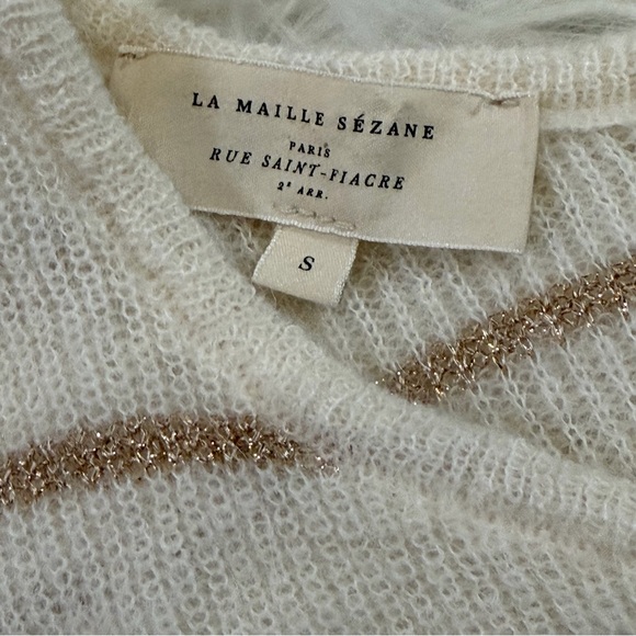 Sézane Gaspard Cardigan Mohair Alpaca Blend - Picture 11 of 14